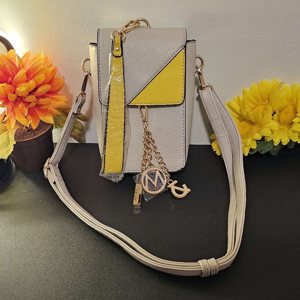 New - MKF Collection By Mia K. Hannah Crossbody & Wristlet Handbag
